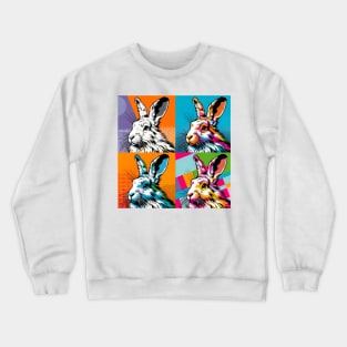 Arctic Cool - Pop Art Arctic Hare Crewneck Sweatshirt